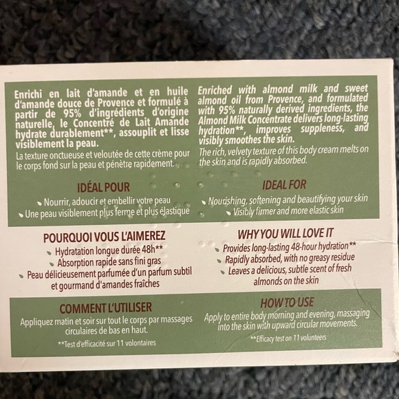 LOCCITANE ALMOND MILK CONCENTRATE BODY CREAM - Picture 4 of 4